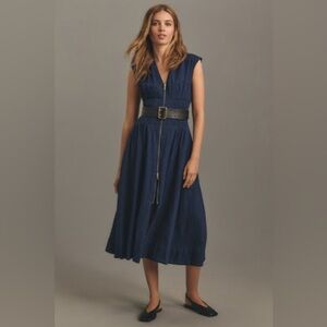 Anthropologie The Tommie Denim Midi Dress